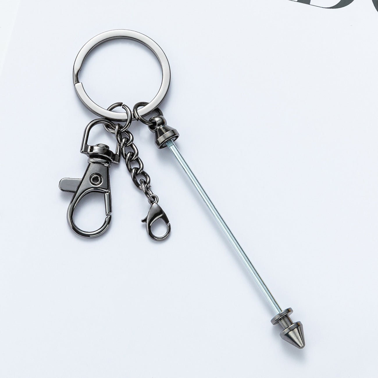 Wholesale's New Bead DIY Multi-color Metal Handmade Keychains